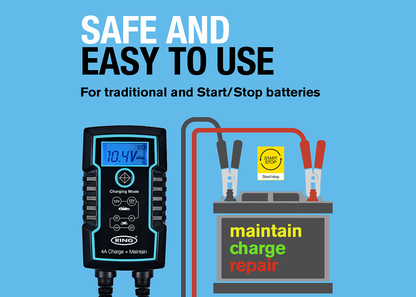 RSC804 4A Smart Charger and Battery Maintainer