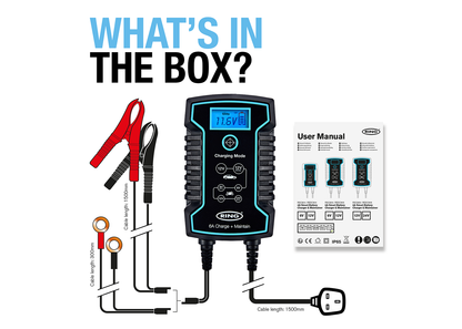 RSC806 6A Smart Charger and Battery Maintainer